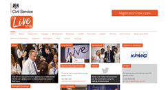 Desktop Screenshot of civilservicelive.com
